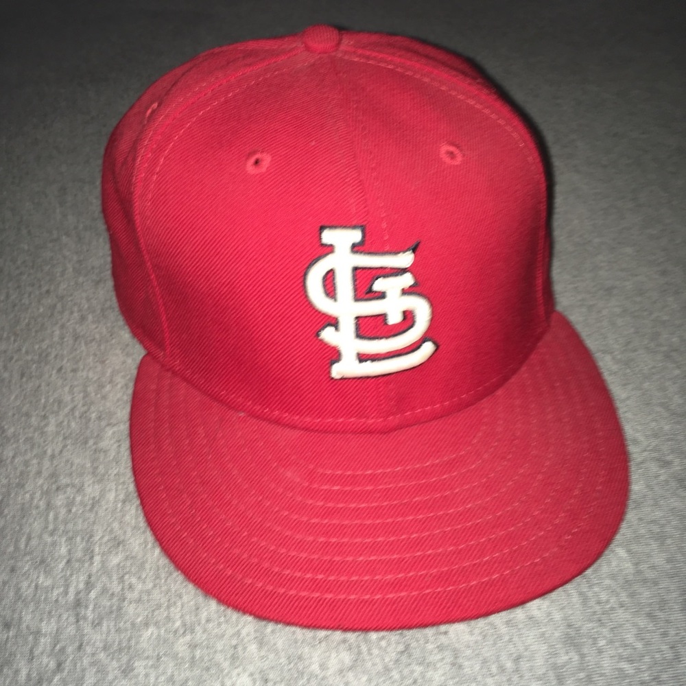 Fitted Flat Bill St. Louis Cardinals Hat. 7 7/8